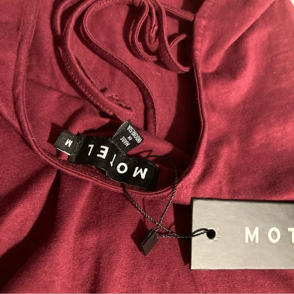 NWT Motel Maxi Bodycon Spaghetti Strap Dress Flaw - Picture 8 of 11